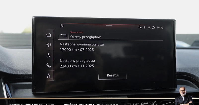 Audi Q5 cena 165900 przebieg: 99888, rok produkcji 2021 z Trzebnica małe 596